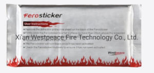 10x5 cm Fire Sticker Thiết bị dập lửa tự động với tuổi thọ 6 năm