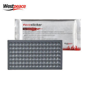 2.5m Effective Range Nano Particle Fire Sticker cho máy chữa cháy tự động